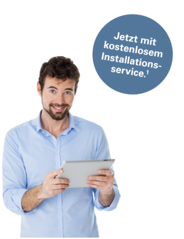 Jetzt mit kostenlosem Installationsservice